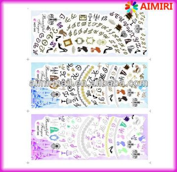 letter nail sticker water trasnfer decal HOT043-045