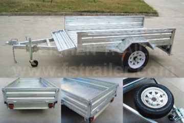 Tipping box trailer hot dipped galvanized