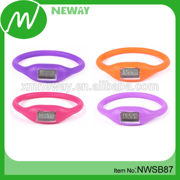 New arrival pedometer, wristband pedometer, silicone wristband pedometer