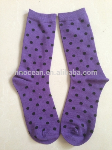 New season good quality 168N bamboo fiber dots woman socks