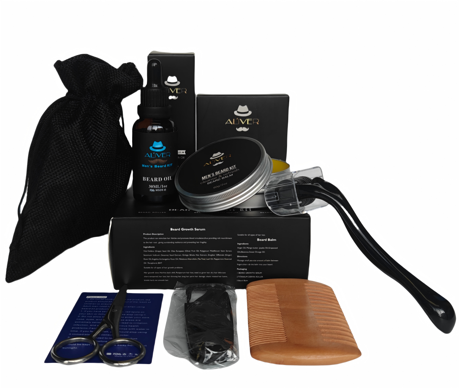 Kit de barba para hombres beard kit for men