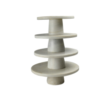 Supply Natural Marble Cake Stand