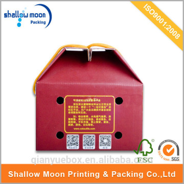 Recycled high quality cheap foldable carton package box.