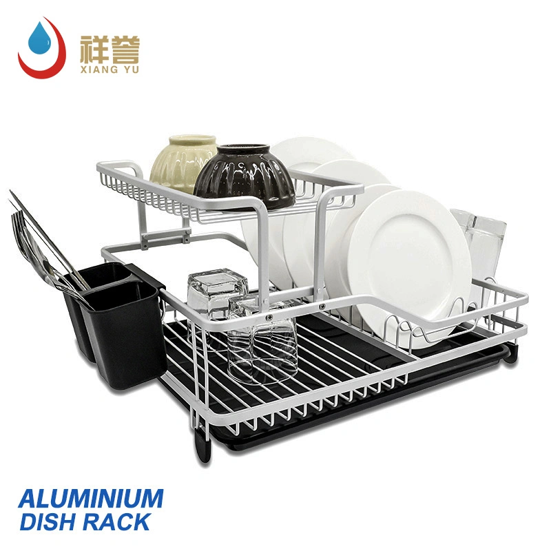 NEX™ Rose Gold Aluminum Compact Dish Drying Rack