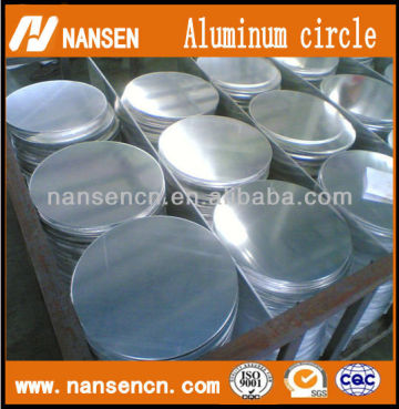 Aluminum circle for cooking utensils