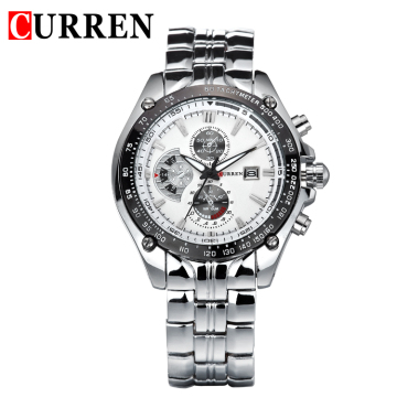 Stainless Steel Business Men Watch Curren