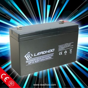 sealed rechargeable battery 6v