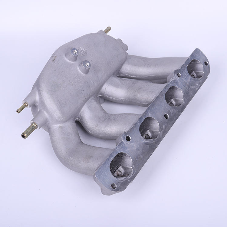 Aluminum foundry supply custom casting housing intake manifold auto parts produced by casting line