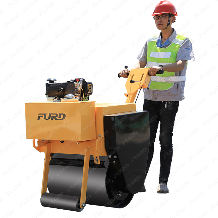 Fyl-600 Mini 325 kg Roller de carretera vibratorio autopropulsado