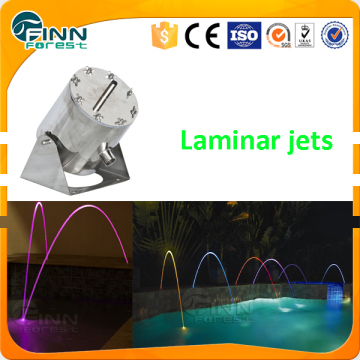 Water Feature Rainbow Laminar Jet Fountain