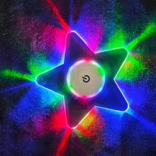 RGB LED Coasters - Transparent Acrylic Wine Bar Party Luminous Bottle Coaster