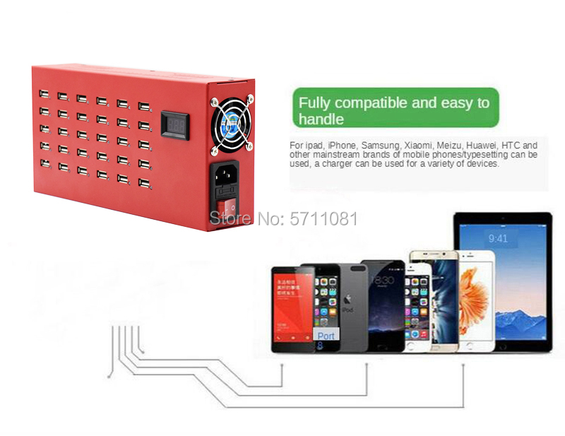 30-Port Al USB Charger -High compatibility, plug and play 30-Port Al USB Charger -High compatibility, plug and play