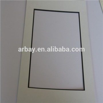 Huizhou High Quality Double Matboard/Custom Double Matboard/precut matboard passepartout