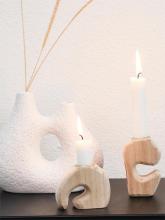 Solid Wood Candle Holder