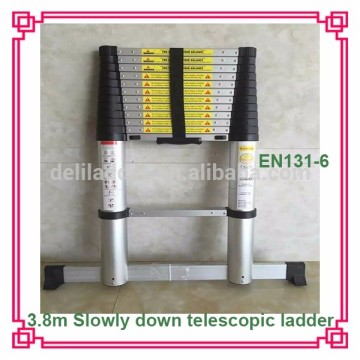 3.8m single straight lightweight ladder telescopic