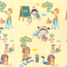 3D Polyester Adhesive Flower Scripture Custom Vinyl Wall Decal for Kids