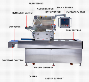 Automatic MAP Sealing Machine Tray Sealer