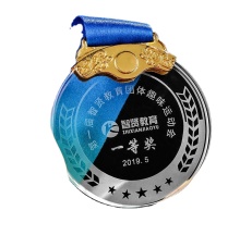Crystal Medals: Hot Sale Competition Round Metal Medals for Games