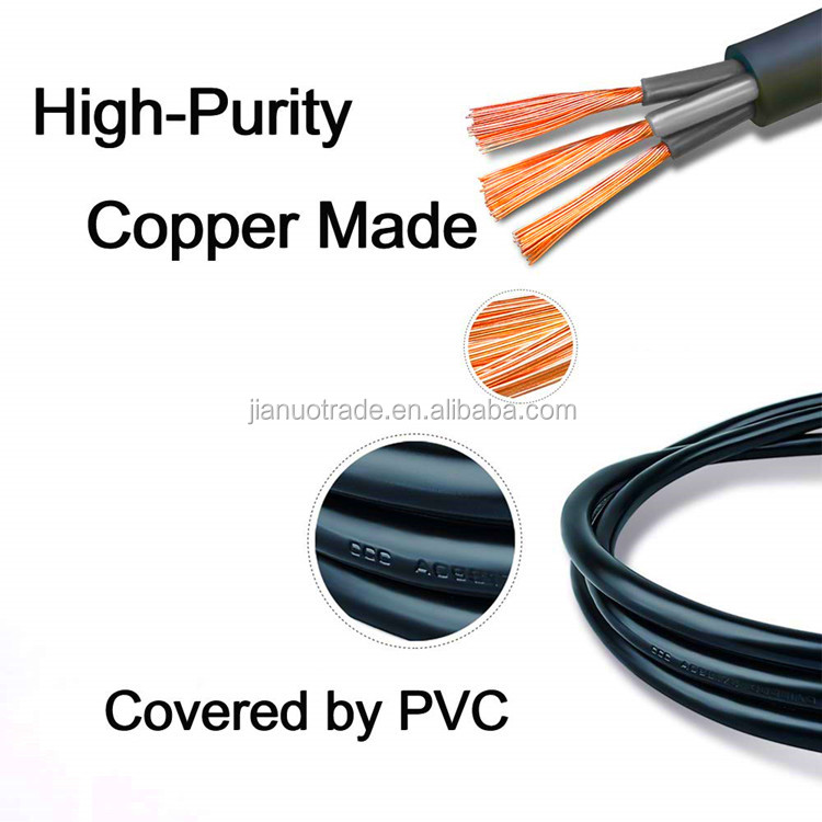 15 Amp Replacement Power Cord with Pigtail Open Cable