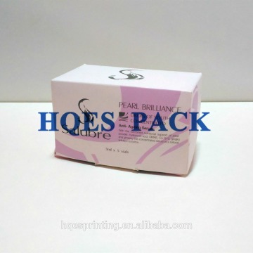 Customized flip top paper cosmetic box