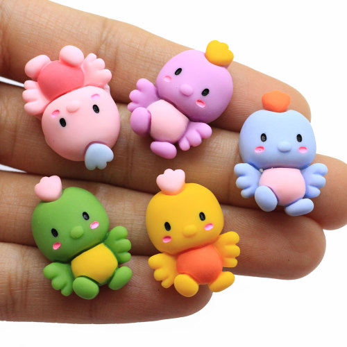 Kawaii Resin Bird Flatback Animals for Jewelry Making Accessory