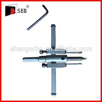 Hex Shank Adjustable Glass Hole Saw For Glass