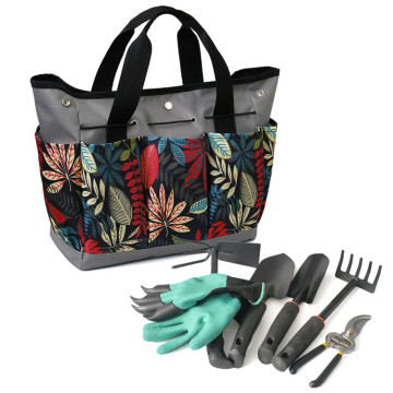 High Quality Garden Tool Set with Organizer Tote