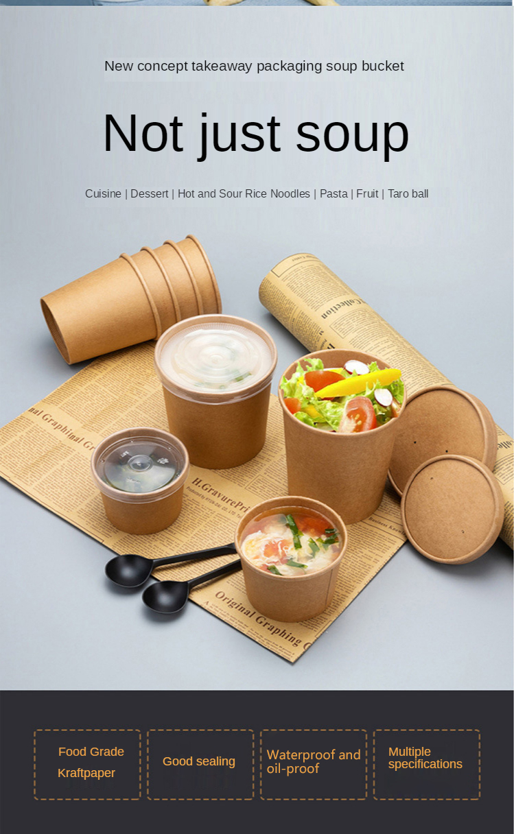 kraft paper bowls