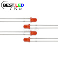 Super Hell 3mm Duerchmiesser LED Rout Diffuséiert LED