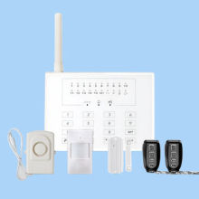 Wireless GSM Alarms with 15 Wireless Zones, Support 60 Wireless Accessories