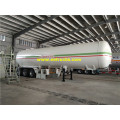 56cbm Tri-axle Propane Gas Transport نصف مقطورة