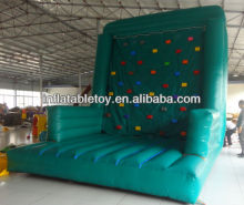 Green inflatable climbing wall ,inflatable rock climbing wall
