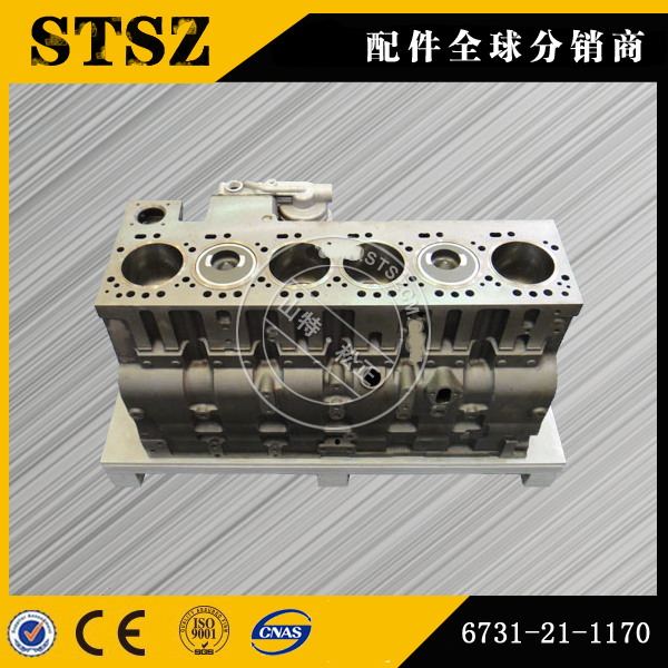 كتلة الأسطوانة 6731-21-1170 لـ Komatsu Engine SA6D102E-1C-7Z