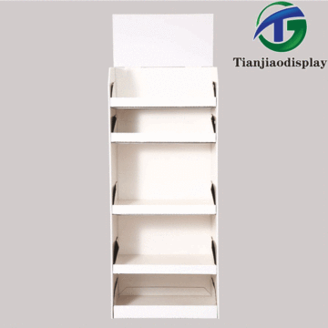 Customizable Paper Shelf Display Rack for Retail