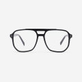 Geometric oversize l Acetate Men's Optical Frames 21A3112