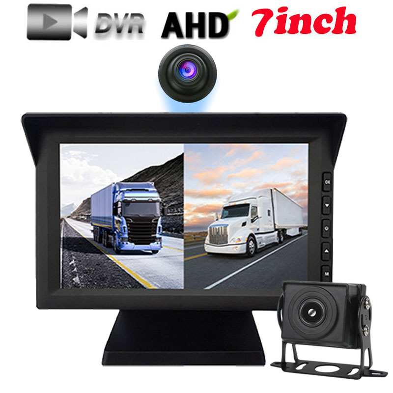 7 ιντσών 2ch HD Car Monitor DVR Σύστημα