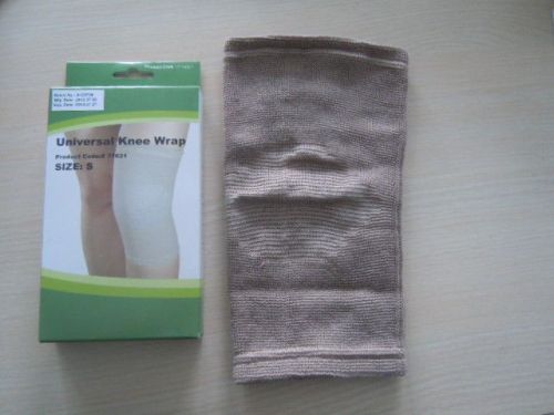 Soft And Comfortable Custom Knee Wrap High Content Of Cotton Pain Relief Sleeve, Green / Red / Yellow