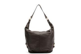 Trendy Black Hobo Leather Handbags Custom  / Genuine Leathe