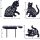 Декоративные кошки с металлической кошкой