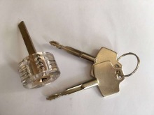 GOSO LOCKSMITH TOOLS 5-14 CLEAR LOCKS TRANSPARENT LOCKS FOR PRACTISE LOCK'S SKILL