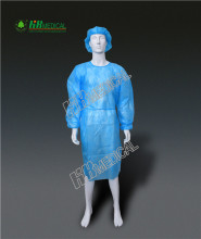 Polypropylene and PE Film Lamination  Surgical Gown