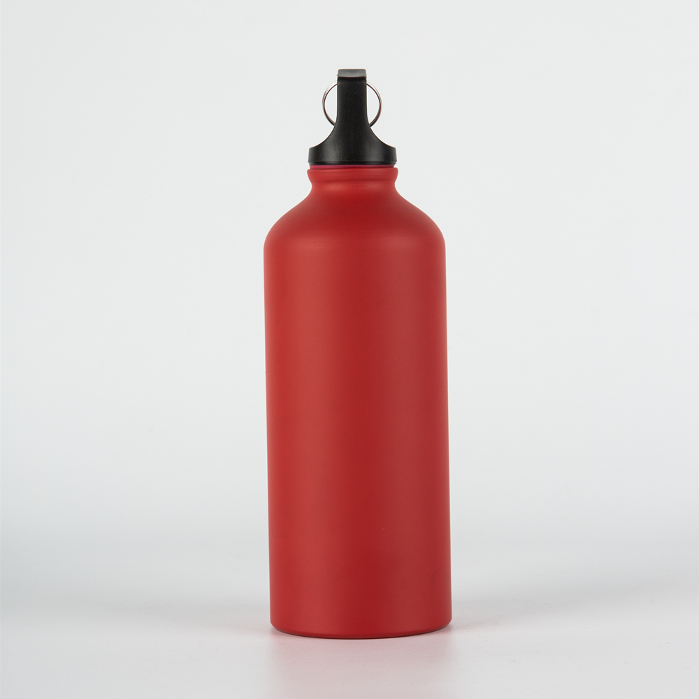 Rote leere Europa Sport Aluminium Flasche Handwerk