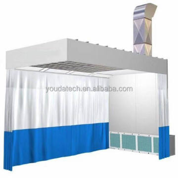 Paint Booth Prep Station for Car Maintenance