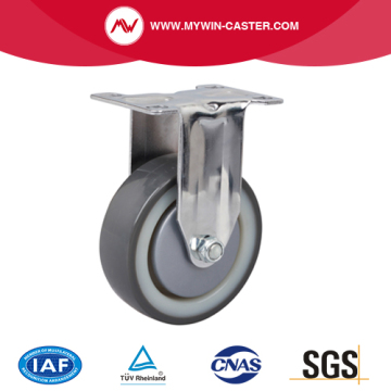 Chrome 4 Inch 130Kg Rigid TPU Caster