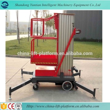 Aluminum alloy single mast lift price