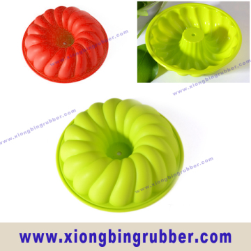 Silicone pumpkin cake mould