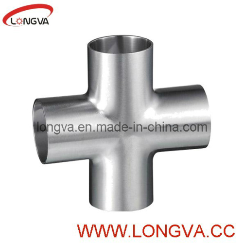 Steel Sanitary Cross Tee Fitting