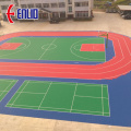 Tuiles modulaires extérieures polyvalentes pour terrains de basket-ball Enlio