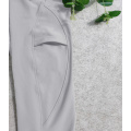 Silvergrå xxs-xl kvinnor silikon ridning av byxor