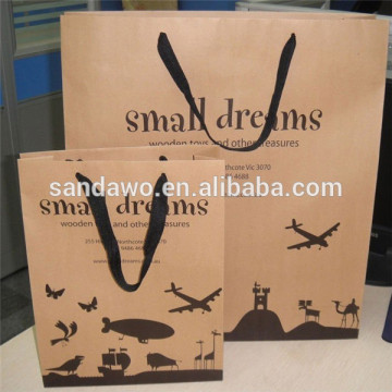 Printed Colorful oem production customized paper bag